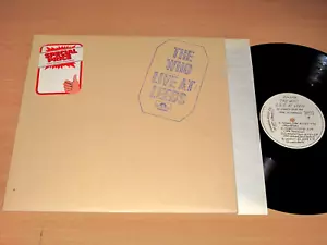 The Who LP + INSERTS & POSTER - Live At Leeds / 1970 GERMAN PRESS in MINT - Picture 1 of 7