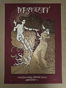 Mastodon Washington DC 2011 Official Concert Poster by Malleus Signed #d Print - Picture 1 of 12