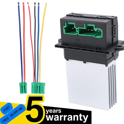 Heater Blower Fan Resistor + Wiring Loom Fits For Citroen Nissan Peugeot Renault - Image 1 of 4