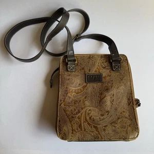 Relic By Fossil Embossed Paisley-Vegan Leather Crossbody Shoulder Handbag Purse - Picture 1 of 16