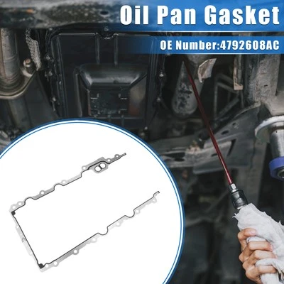 Junta de cárter de aceite de coche para Chrysler 3200200 2005-2009 metal duradero tono plateado Foto 1 de 4