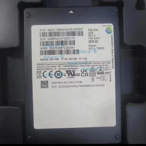 Samsung SSD 960GB PM1643 2.5" SAS SSD 12G/S MZILT960HAHQ-00007 MZ-ILT9600 GXF4 - Picture 1 of 1