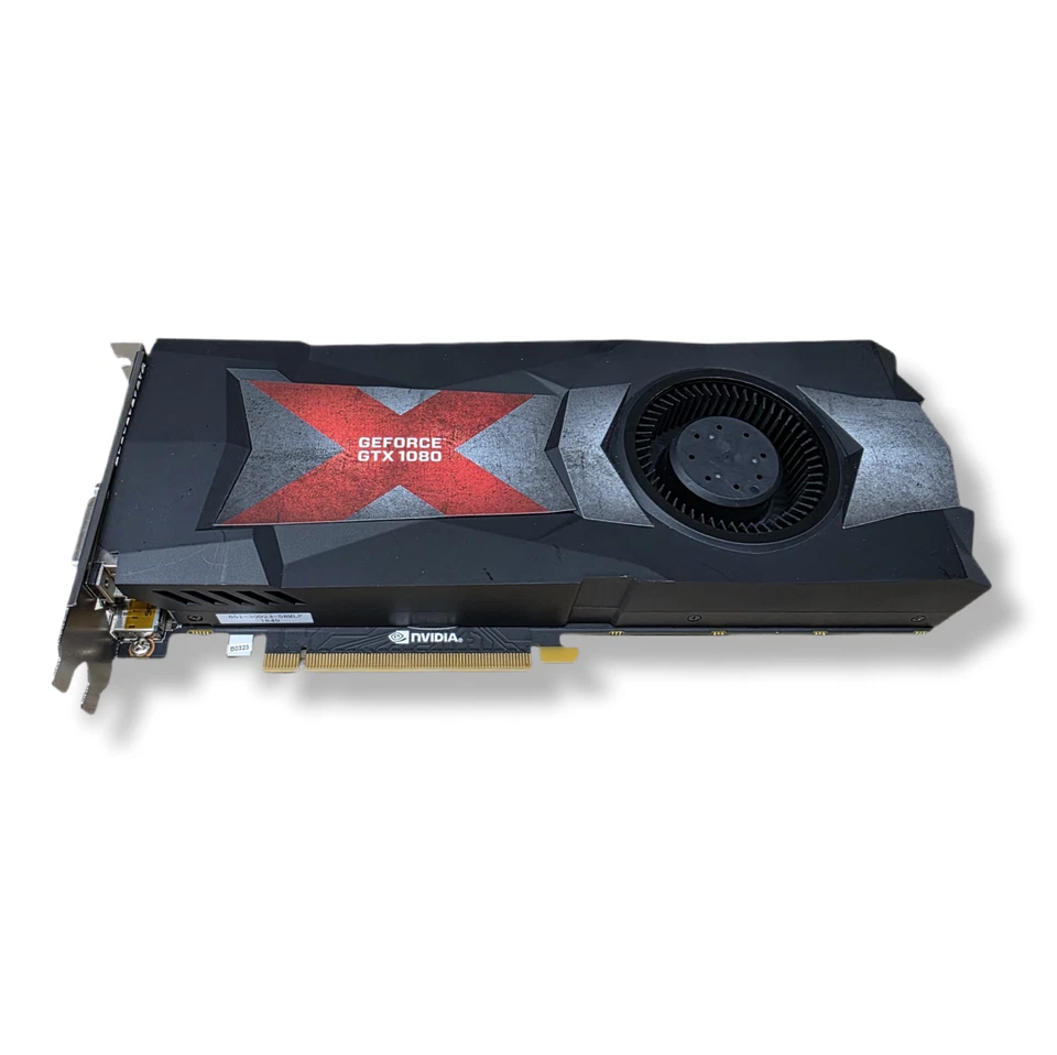 PNY NVIDIA GEFORCE GTX 1080 8GB GDDR5X PCIE3.0 GRAPHICS CARD (5669)🍁 Foto 1 de 4