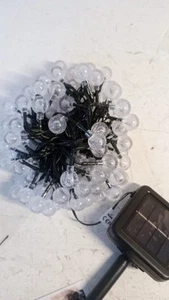 Solar Gartenleuchten Außen, LED Lichterkette wasserdicht, solarbetrieben - Bild 1 von 7
