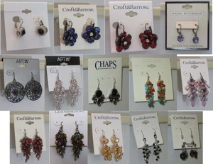 Hochwertige modische Ohrringe Fisch Haken-Hebel Rücken-Creolen-Ohrstecker-Sets NEU 66 Optionen - Bild 1 von 156