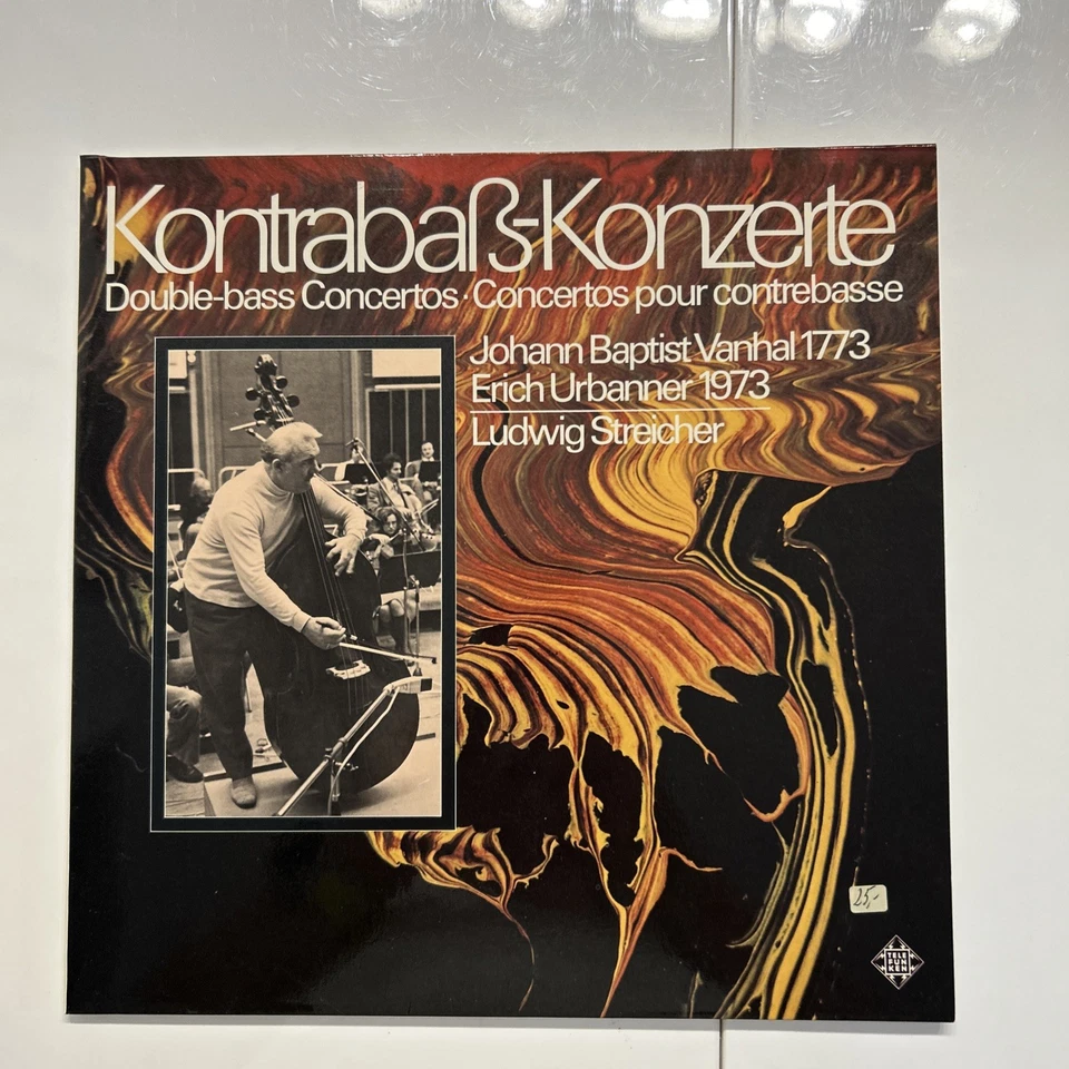 Vinyl LP – Kontrabaß-Konzerte Vanhal / Urbanner – Ludwig Streicher – ETERNA DDR - Bild 1 von 1