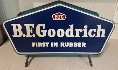 B. F. Goodrich First In Rubber Tire Display Stand VTG.Original Dealership 1950’s - Image 1 of 4