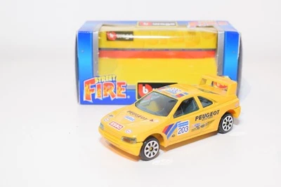 B95 1:43 BBURAGO BURAGO 4190 PEUGEOT 405 SAFARI TURBO 16 RALLY YELLOW MIB - Photo 1/4