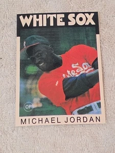 Tarjeta de béisbol Michael Jordan Chicago White Sox - Imagen 1 de 2