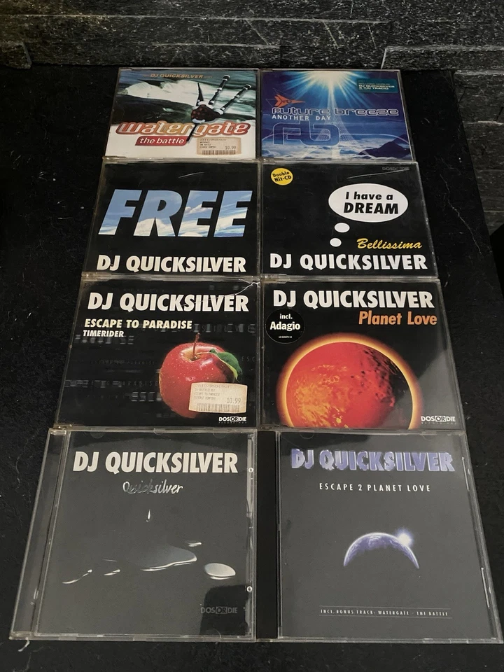 8x DJ QUICKSILVER Album + Single COLLECTION Planet Love Escape Paradise Remixes - Bild 1 von 4