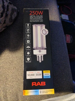 250W RAB H20039(HIDFA-63S-EX39-8CCT-BYP/SSP) - Image 1 of 2