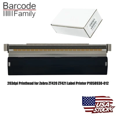 Cabezal de impresión para impresora de etiquetas Zebra ZT420 ZT421 203dpi P1058930-012 Foto 1 de 4