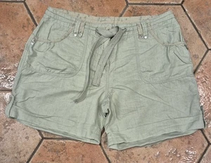 PANTALONES CORTOS BORDADOS DE LINO Y ALGODÓN PARA DAMA DE BHS - 12 - Imagen 1 de 2