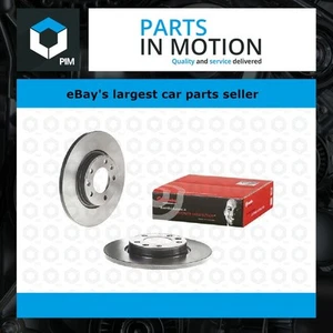2x Brake Discs Pair Solid fits DS DS4 Rear 1.2 1.6 1.5D 2021 on 268mm Set Brembo - Picture 1 of 3