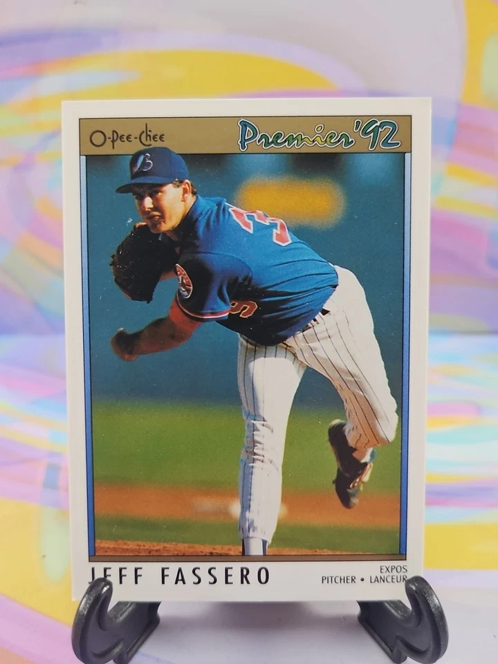 1992 O-Pee-Chee Premier Baseball | jeff Fassero Expos #119 - Image 1 of 2