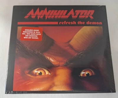 Annihilator Refresh the Demon New CD Digipak Remastered 2025 Thrash Metal Foto 1 de 2