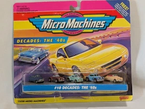 Nuevo en Paquete Micro Máquinas #10 décadas Mercury años 40 Cupé Willys Torpedo Convertible - Imagen 1 de 8