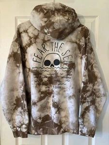 Roark Hoodie Herren Large Tie Dye Fear The Sea Pullover Skater Surf R1 - Bild 1 von 7