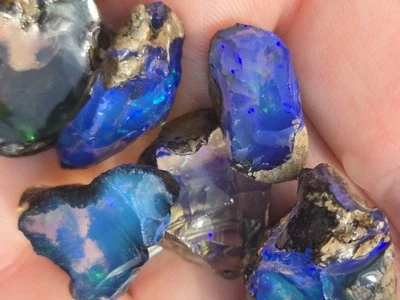 Natural Ethiopian Welo Fire Opal Rough Crystal Collector Lot 155 Cts - Image 1 of 4