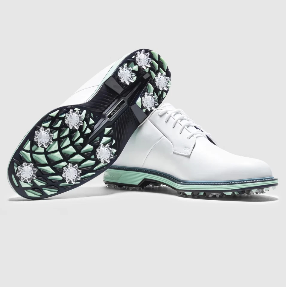 Мужские туфли для гольфа FootJoy серии Premiere Field — классический стиль премиум-класса, размер 9 - Изображение 1 из 4