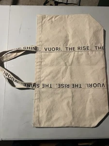 Bolso de Mano de Lona Vuori Edición Limitada The Rise The Shine Extra Grande Reutilizable - Imagen 1 de 7