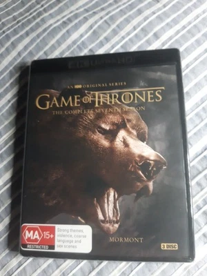 GAME OF THRONES.Complete Season 7. 4K UHD Bluray.3Disc.Brand New,Sealed.Reg Free - Image 1 of 4