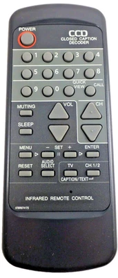 ORION OEM REPLACEMENT TV REMOTE CONTROL PN: 076R074170 - Image 1 of 4