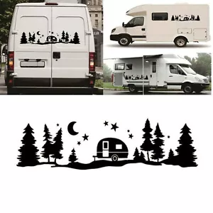 LARGE Mountains Adventure Vinyl Decal Sticker For Camper Van Motorhome Caravan - Picture 1 of 5
