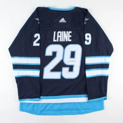 Patrik Laine Signed Winnipeg Jets Jersey (JSA COA) 2nd Overall Pick 2016 Draft - Image 1 of 4