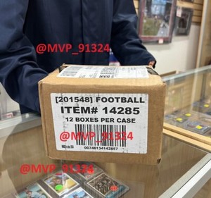2023 Panini Black Football 12 Hobby Box  Case - Factory Sealed