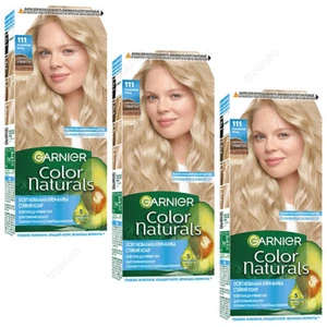 Garnier Color Naturals 111 Cabello Extra Claro Color Rubio Ceniza 3 Piezas - Imagen 1 de 3