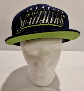 Seattle Seahawks 9Fifthy Medium - Large New Era NFL Snapback Hat Mens - Foto 1 di 11
