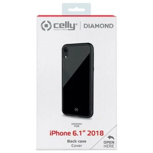 Celly Diamond- Black Back Back protection Case cover for Apple IPHONE XR - Picture 1 of 7
