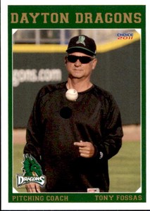 2011 Dayton Dragons Choice #27 Tony Fossas Plantation Florida FL Baseball Card