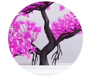 "Artificial Bonsai Tree - Faux Potted Plants for Table Decoration, Fake Flowers - Picture 1 of 3