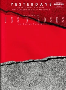 "Yesterdays" Authentic Guitar-tab edition by Guns N' Rosea Sheet Music - Picture 1 of 2