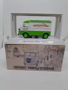 MATCHBOX Model of Yesteryear Taste of France NEW 1947 Citroen H Van Yoplait YTF3 - Picture 1 of 7