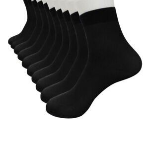 10Pairs Men's Ultra-thin Ice Silk Socks Breathable Short Stockings Thin Socks 