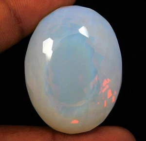 Piedras preciosas extremadamente certificadas naturales 194,70 quilates ópalo azul amarillo fuego corte ovalado - Imagen 1 de 6