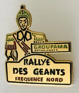 Rallye Groupama Assurances Des Geants Frequence Nord Pin Badge Vintage (C7) - Picture 1 of 2