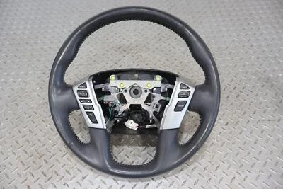 Оригинальный руль с подогревом 16–18 Nissan Titan XD Pro-4x с переключателями (черный G) - Изображение 1 из 4