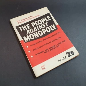 Vintage Booklet - The People Against Monopoly - June, 1961 - Picture 1 of 9