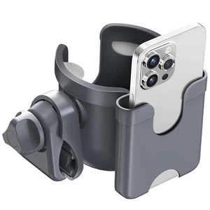 Stroller Cup Holder with Phone Holder, Bottle Holder for Wheelchair, Walker, Bik - Picture 1 of 6