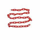 5m Barrier Link Safe Decorative Garden Fence Red Safety White Plastic Chain