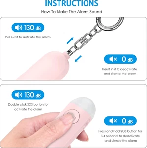 Personal Alarm for Women Elderly Police Approved Rape & Panic Alarm with 130... - Picture 1 of 12