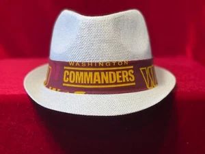 NFL Washington Commanders Unisex Sommer Fedora Panama Strohhut mit Band - Bild 1 von 30