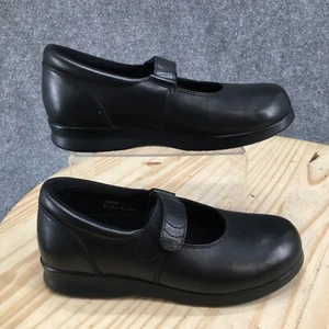 Drew Shoes Womens 7 M Bloom II Casual Comfort Mary Jane Black Faux Leather - Picture 1 of 16