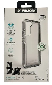 NEW!! Pelican Voyager Case Samsung Galaxy S22+ Ultra Military Grade Clip Clear - Photo 1 sur 5