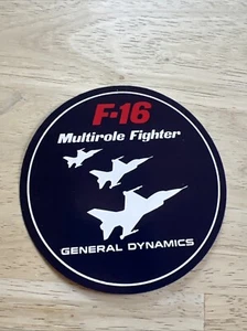 Adesivo Vintage F-16 Multiruolo Fighter Dinamica Generale - Foto 1 di 5