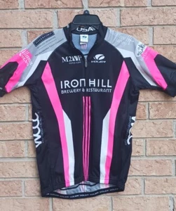 Voler Cycling Jersey Large Multi Color Full-Zip Made in USA  - Picture 1 of 6